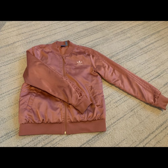 adidas Jackets & Blazers - Mauve adidas bomber jacket
